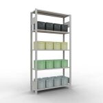 Grundregal, Fachbodenregal Stecksystem MULTIplus85, 2000...