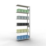 Anbauregal, Fachbodenregal Stecksystem MULTIplus85, 2500...
