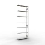 Anbauregal, Fachbodenregal Stecksystem MULTIplus85, 3000...