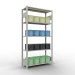 Grundregal, Fachbodenregal Stecksystem MULTIplus85, 2000...