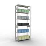 Grundregal, Fachbodenregal Stecksystem MULTIplus85, 2500...