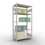 Grundregal, Fachbodenregal Stecksystem MULTIplus85, 2000...