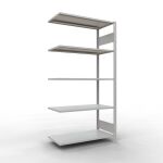 Anbauregal, Fachbodenregal Stecksystem MULTIplus85, 2000...