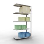 Anbauregal, Fachbodenregal Stecksystem MULTIplus85, 2000...