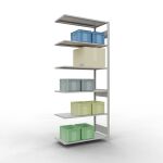 Anbauregal, Fachbodenregal Stecksystem MULTIplus85, 2500...