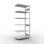 Anbauregal, Fachbodenregal Stecksystem MULTIplus85, 2500...