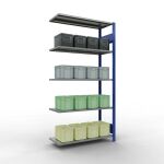 Anbauregal, Fachbodenregal Stecksystem MULTIplus85, 2000...