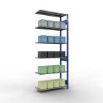Anbauregal, Fachbodenregal Stecksystem MULTIplus85, 2500...