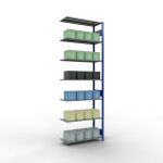 Anbauregal, Fachbodenregal Stecksystem MULTIplus85, 3000...