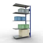 Anbauregal, Fachbodenregal Stecksystem MULTIplus85, 2000...