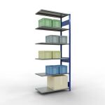 Anbauregal, Fachbodenregal Stecksystem MULTIplus85, 2500...