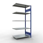 Anbauregal, Fachbodenregal Stecksystem MULTIplus85, 2000...