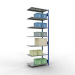 Anbauregal, Fachbodenregal Stecksystem MULTIplus85, 3000...