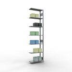 Anbauregal, Fachbodenregal Stecksystem MULTIplus150, 3000...