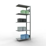 Anbauregal, Fachbodenregal Stecksystem MULTIplus150, 2000...
