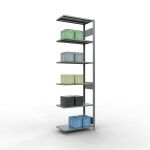 Anbauregal, Fachbodenregal Stecksystem MULTIplus150, 2500...