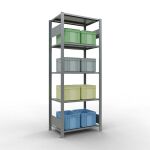 Grundregal, Fachbodenregal Stecksystem MULTIplus150, 2000...