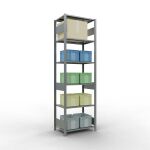 Grundregal, Fachbodenregal Stecksystem MULTIplus150, 2500...