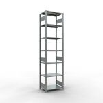 Grundregal, Fachbodenregal Stecksystem MULTIplus150, 3000...