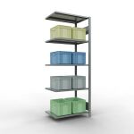 Anbauregal, Fachbodenregal Stecksystem MULTIplus150, 2000...