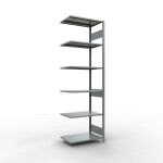 Anbauregal, Fachbodenregal Stecksystem MULTIplus150, 2500...