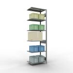 Anbauregal, Fachbodenregal Stecksystem MULTIplus150, 2500...