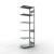 Anbauregal, Fachbodenregal Stecksystem MULTIplus150, 2500 x 750 x 500 mm (HxBxT), 6 Fachböden, Längenriegel, verzinkt