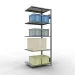 Anbauregal, Fachbodenregal Stecksystem MULTIplus150, 2000...