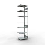 Anbauregal, Fachbodenregal Stecksystem MULTIplus150, 3000...