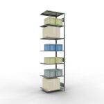 Anbauregal, Fachbodenregal Stecksystem MULTIplus150, 3000...