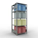 Grundregal, Fachbodenregal Stecksystem MULTIplus150, 2000...