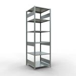 Grundregal, Fachbodenregal Stecksystem MULTIplus150, 2500...