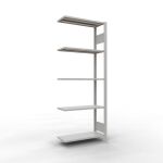 Anbauregal, Fachbodenregal Stecksystem MULTIplus150, 2000...