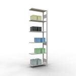Anbauregal, Fachbodenregal Stecksystem MULTIplus150, 2500...