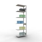 Anbauregal, Fachbodenregal Stecksystem MULTIplus150, 2500...