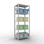 Grundregal, Fachbodenregal Stecksystem MULTIplus150, 2000...