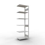 Anbauregal, Fachbodenregal Stecksystem MULTIplus150, 2500...