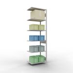Anbauregal, Fachbodenregal Stecksystem MULTIplus150, 2500...