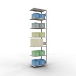 Anbauregal, Fachbodenregal Stecksystem MULTIplus150, 3000...