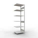 Anbauregal, Fachbodenregal Stecksystem MULTIplus150, 2500...