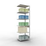 Anbauregal, Fachbodenregal Stecksystem MULTIplus150, 2500...