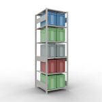Grundregal, Fachbodenregal Stecksystem MULTIplus150, 2500...