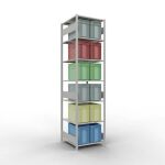 Grundregal, Fachbodenregal Stecksystem MULTIplus150, 3000...