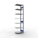 Anbauregal, Fachbodenregal Stecksystem MULTIplus150, 3000...