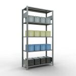 Grundregal, Fachbodenregal Stecksystem MULTIplus150, 2000...