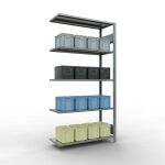 Anbauregal, Fachbodenregal Stecksystem MULTIplus150, 2000...