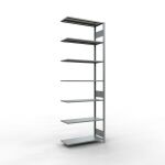 Anbauregal, Fachbodenregal Stecksystem MULTIplus150, 3000...