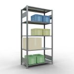 Grundregal, Fachbodenregal Stecksystem MULTIplus150, 2000...