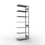 Anbauregal, Fachbodenregal Stecksystem MULTIplus150, 3000...