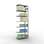Anbauregal, Fachbodenregal Stecksystem MULTIplus150, 3000...